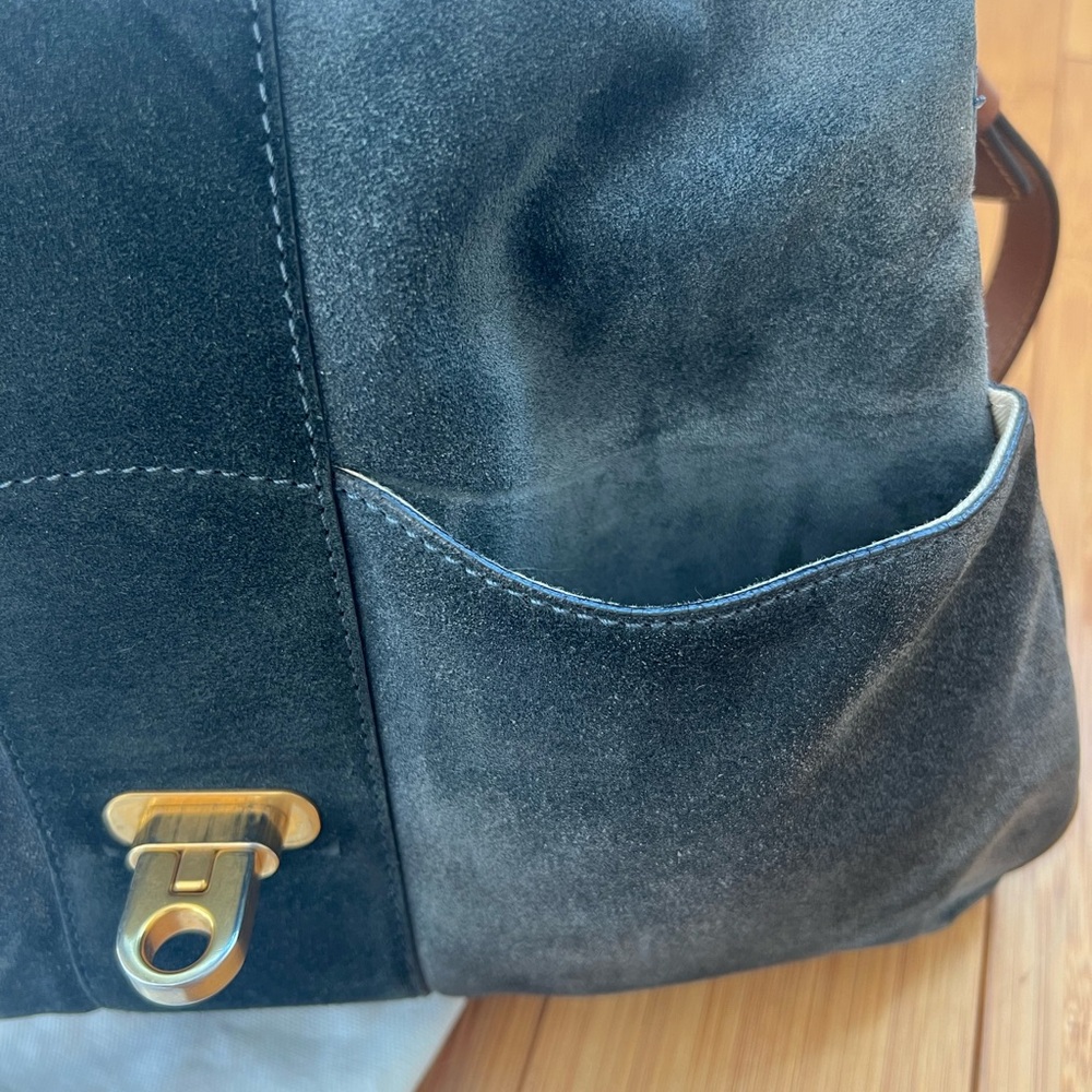 Chloe Lexa suede and leather handbag. - Picture 4 of 12